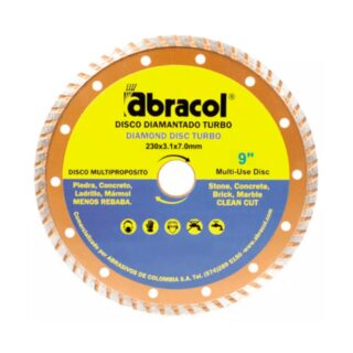 DISCO DIAMANTADO TURBO 4 1/2 ABRACOL