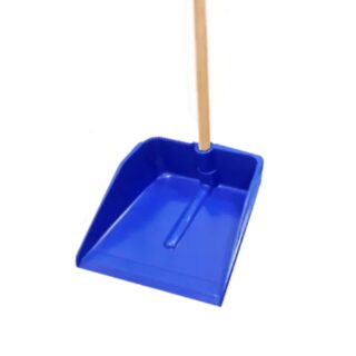 RECOGEDOR PLASTICO C/CABO MADERA