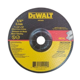 DISCO PULIR METAL 7 X 1/4 DEWALT