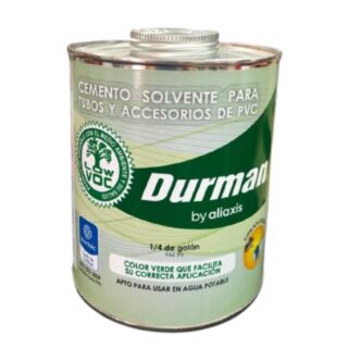SOLDADURA PVC 1/4 (946 CC) VERDE DURMAN