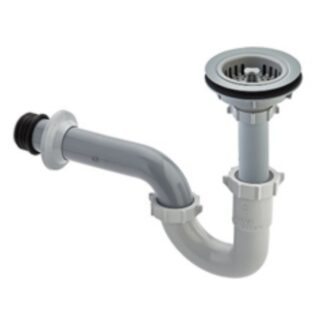 CANASTIL LAVP + SIFON EN P GRIS 4 GRIVAL