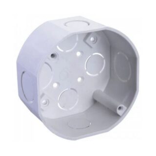 CAJA PLASTICA OCTOGONAL