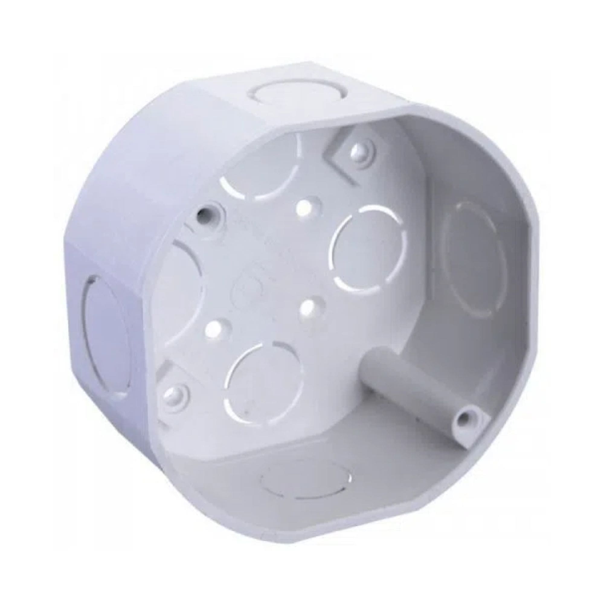 CAJA PLASTICA OCTOGONAL