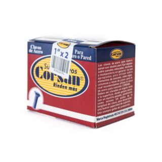 CLAVO ACERO LISO 1" X 2.00 MM CORSAN