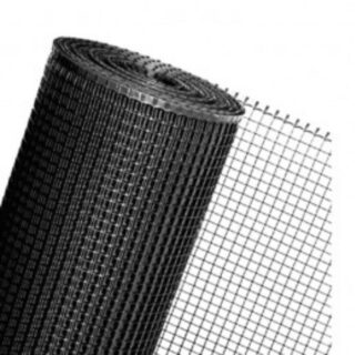 MALLA PLASTICA CUADRA 15X15 1X30 M NEGRA