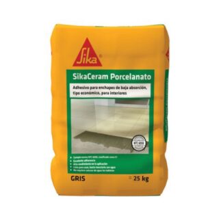 SIKA CERAM PORCELANATO GRIS 25 KG