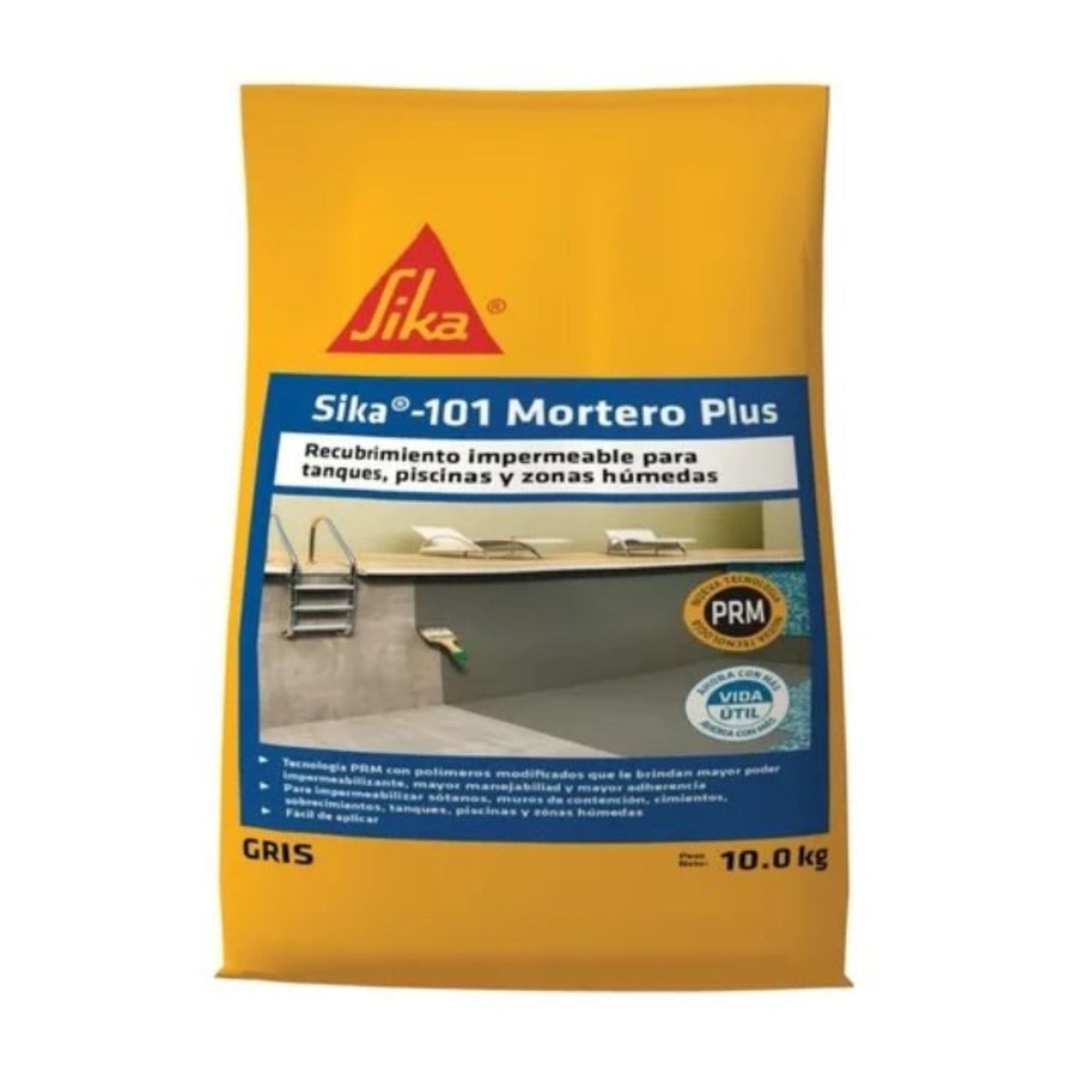 SIKA 101 MORTERO GRIS 10 KG