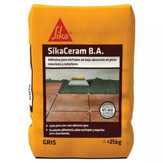 SIKA CERAM 230 B.A GRIS 25 KG