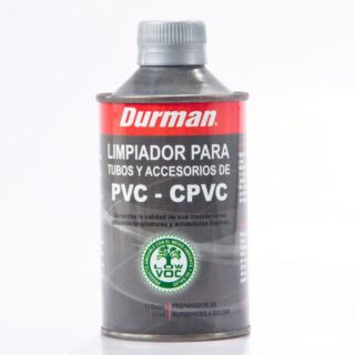 LIMPIADOR PVC Y CPVC 12 OZ DURMAN