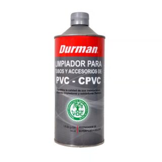 LIMPIADOR PVC Y CPVC 1/4 (946 CC) DURMAN