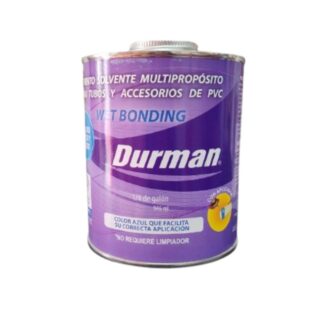 SOLDADURA PVC 1/4 PEGA HUMEDO DURMAN