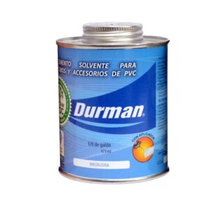 SOLDADURA PVC 1/8 (473 CC) DURMAN