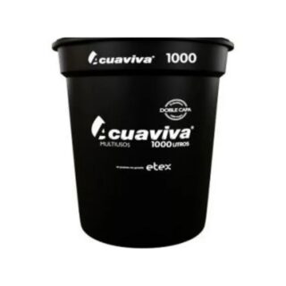 TANQUE ACUAVIVA NEGRO 1000L SIN TAPA