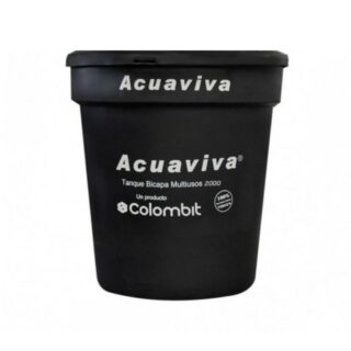 TANQUE ACUAVIVA NEGRO 500L SIN TAPA